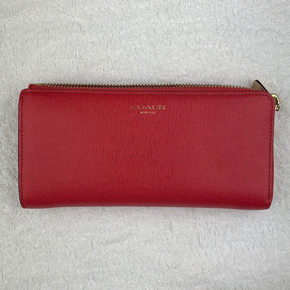 Coach Accordion Zip Wallet